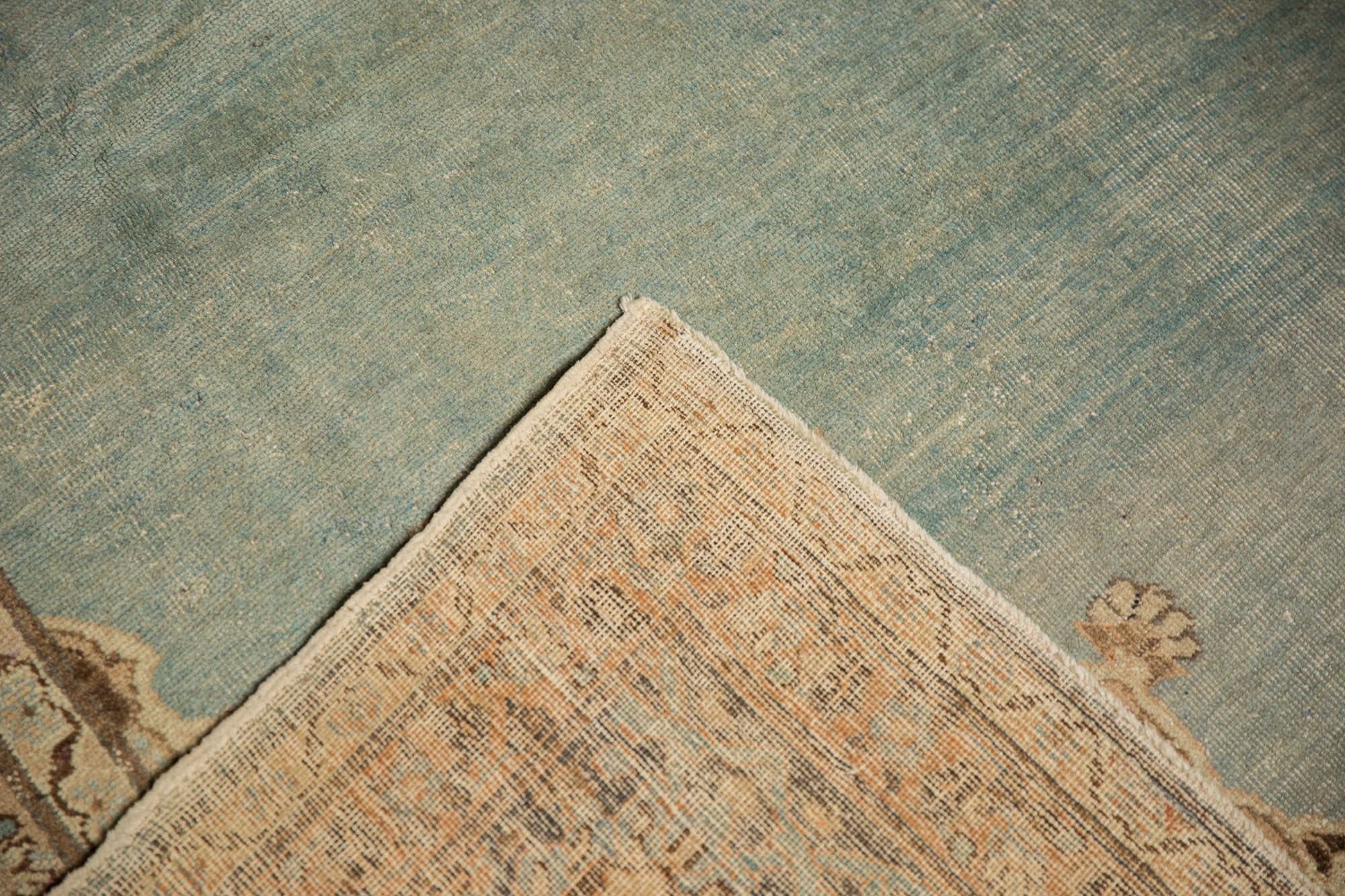 Vintage Distressed Tabriz Carpet 8.5x12.5, hand-knotted one of a kind piece