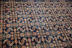 Vintage Lilihan Carpet 12x18.5, hand-knotted one of a kind piece