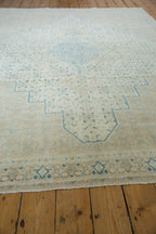 Back of the hand-knotted rug showing construction