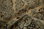 Vintage Distressed Arak Carpet 8.5x11.5, hand-knotted one of a kind piece