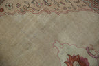 Vintage Distressed Tabriz Carpet 8x12, hand-knotted one of a kind piece