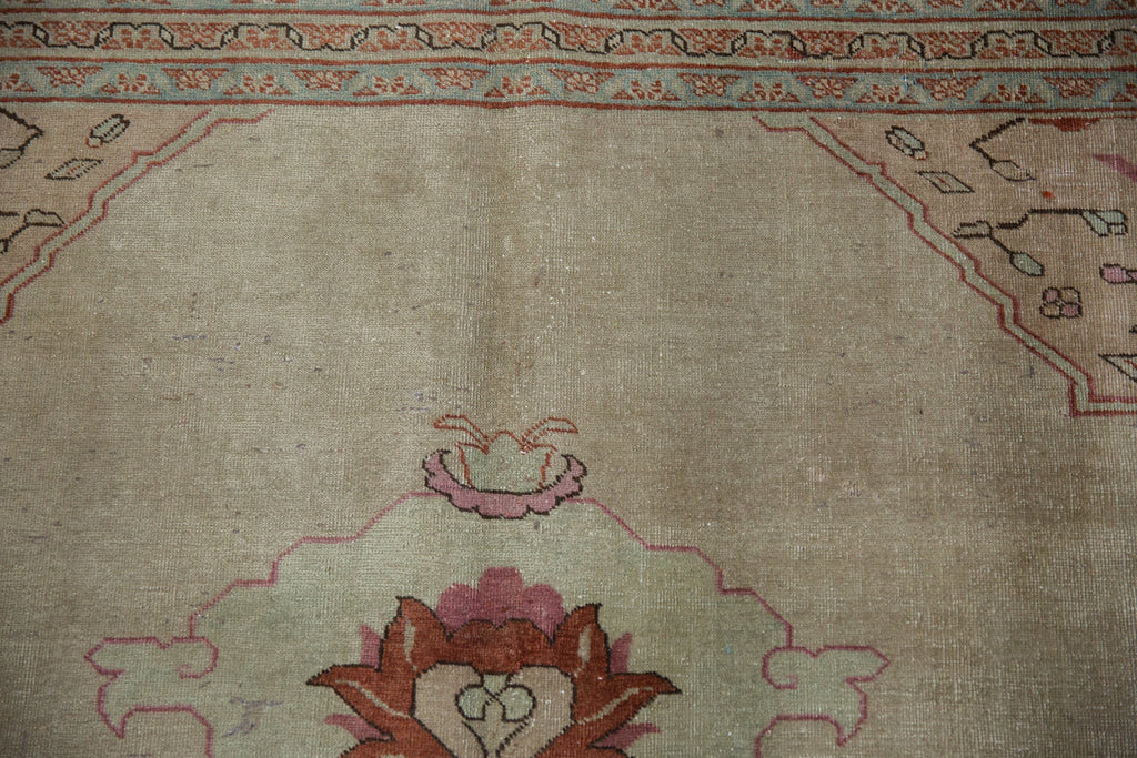 Full overhead view of Tabriz carpet 8x12