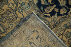 Full overhead view of Tea Washed Lilihan carpet 10.5x16.5