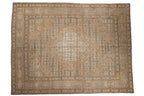 Antique Tabriz Carpet 9.5x12, hand-knotted one of a kind piece