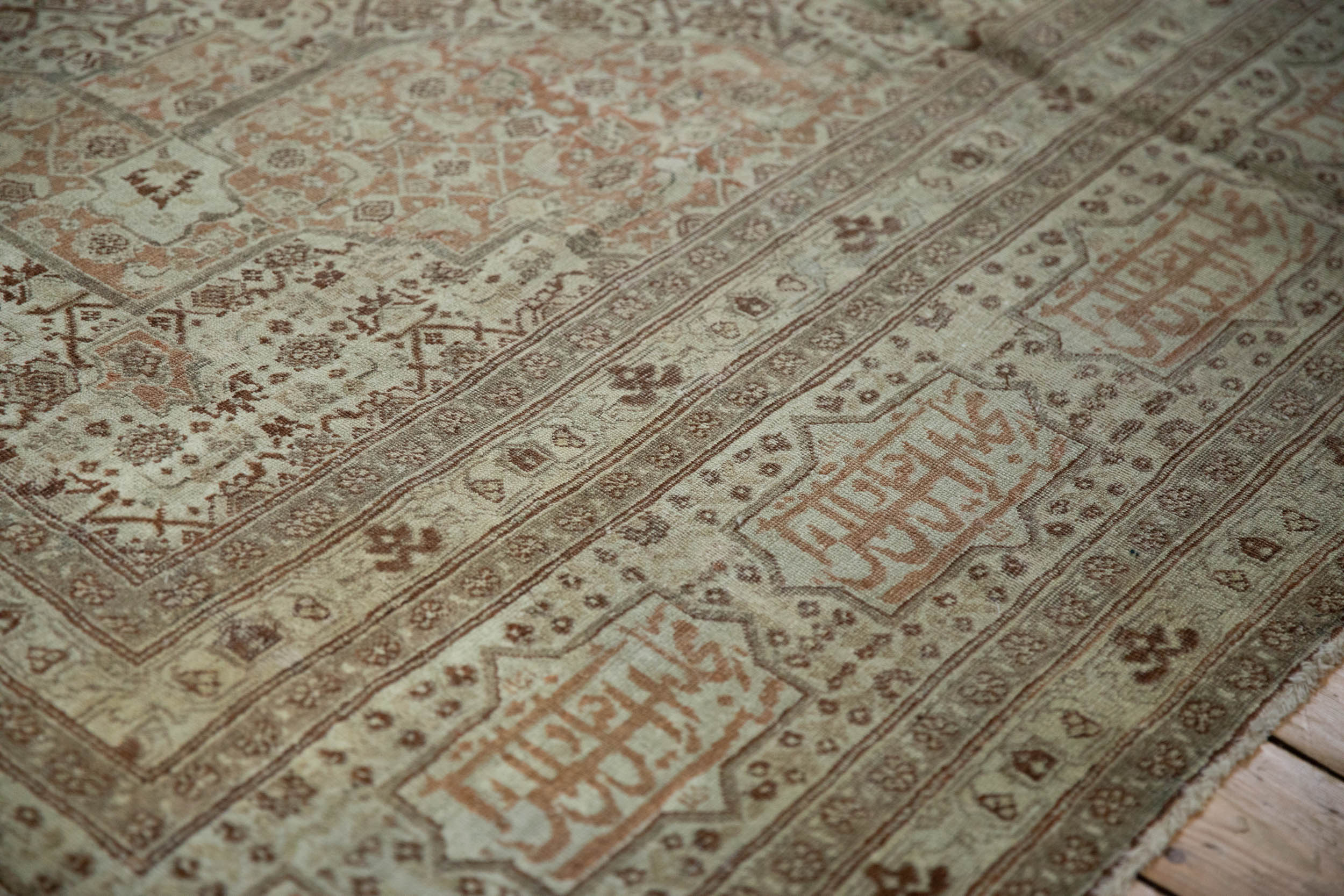 Back of the hand-knotted rug showing construction