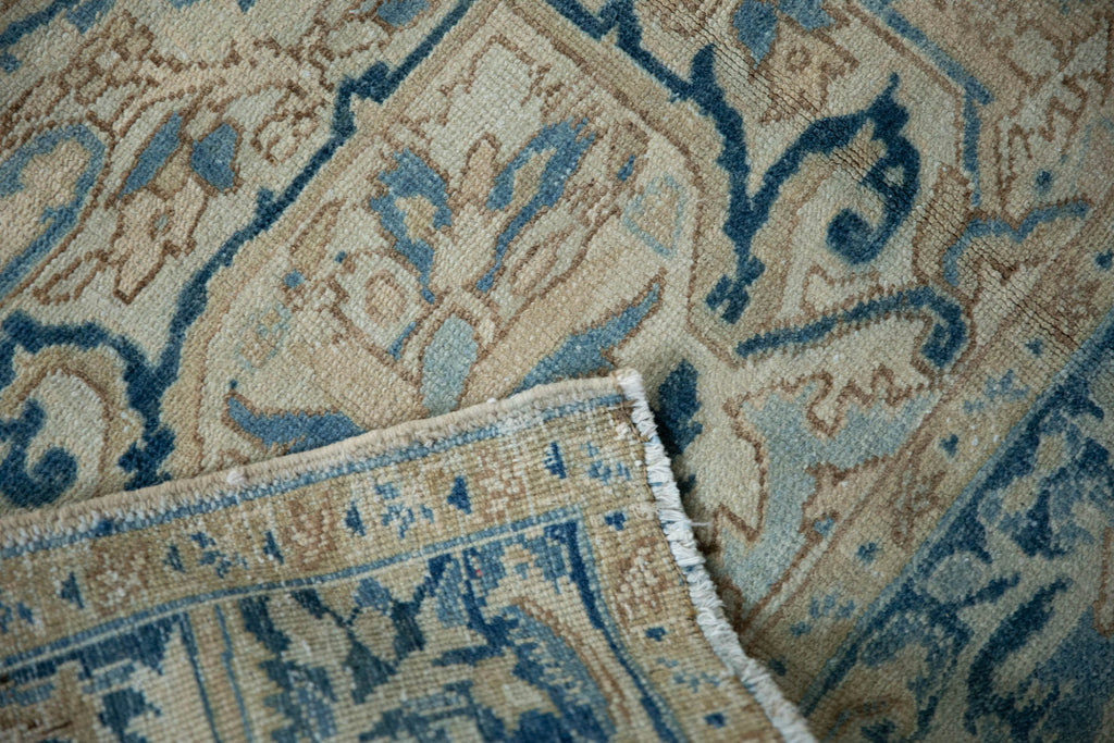 Full overhead view of Heriz carpet 9.5x12.5