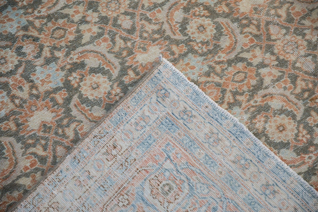 Full overhead view of Tabriz carpet 7.5x11