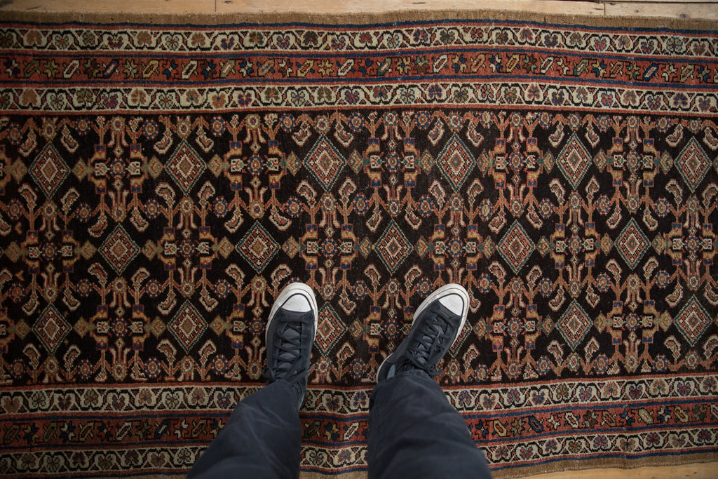 Full overhead view of Hamadan runner 3.5x11.5