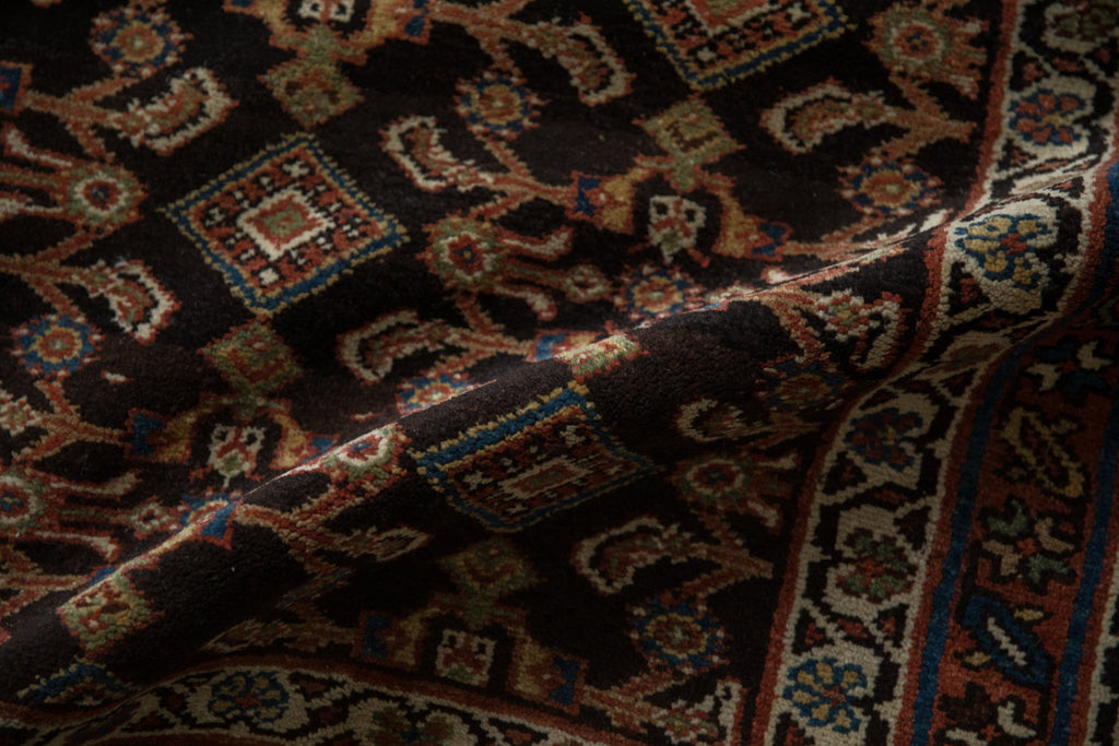 Antique Hamadan Runner 3.5x11.5, hand-knotted one of a kind piece