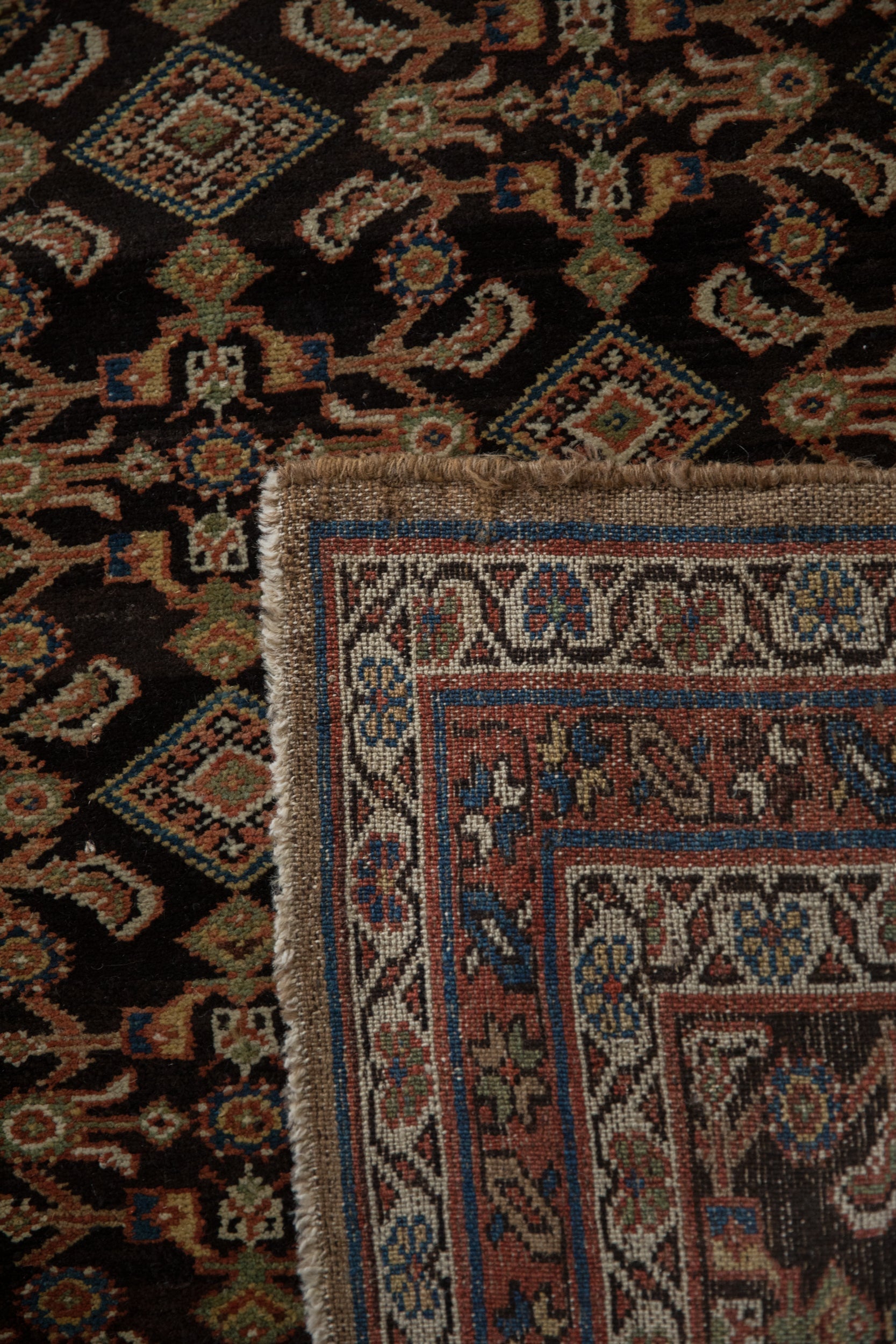 Full overhead view of Hamadan runner 3.5x11.5