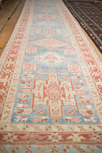 Back of the hand-knotted rug showing construction