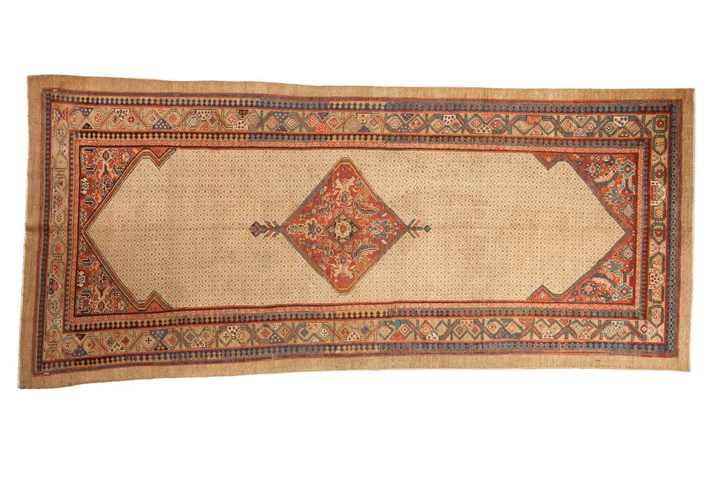 Antique Serab Runner 4.5x10, hand-knotted one of a kind piece