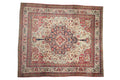 Antique Kerman Carpet 9x10, hand-knotted one of a kind piece