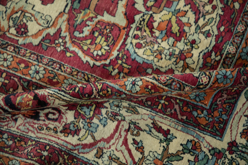 Full overhead view of Kerman carpet 9x10