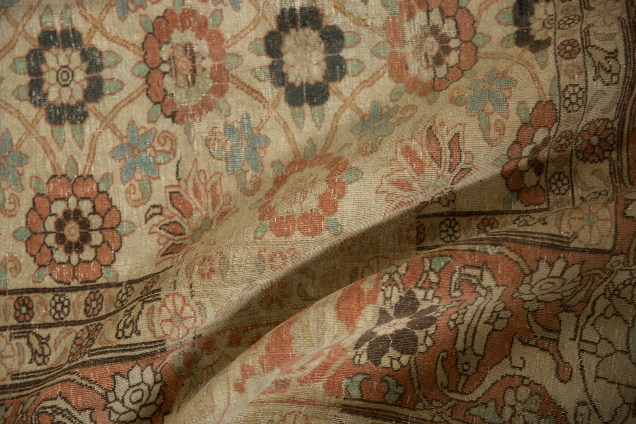 Close-up detail of pattern and pile