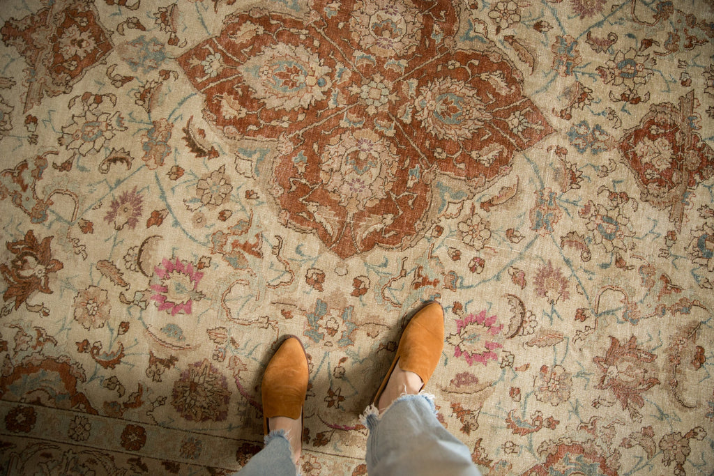 Full overhead view of Tabriz carpet 7x11