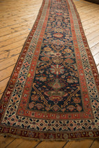 Back of the hand-knotted rug showing construction