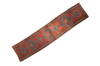 Antique Heriz Runner 3.5x16.5, hand-knotted one of a kind piece