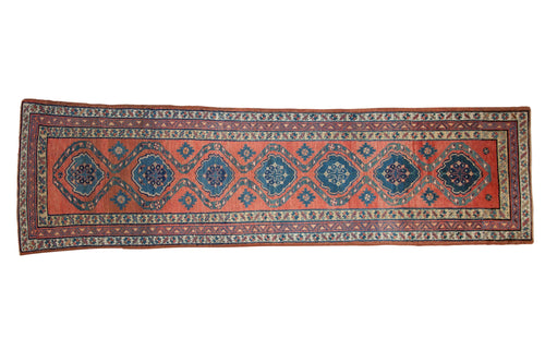 Antique Northwest Persian Runner 3.5x11.5, hand-knotted one of a kind piece