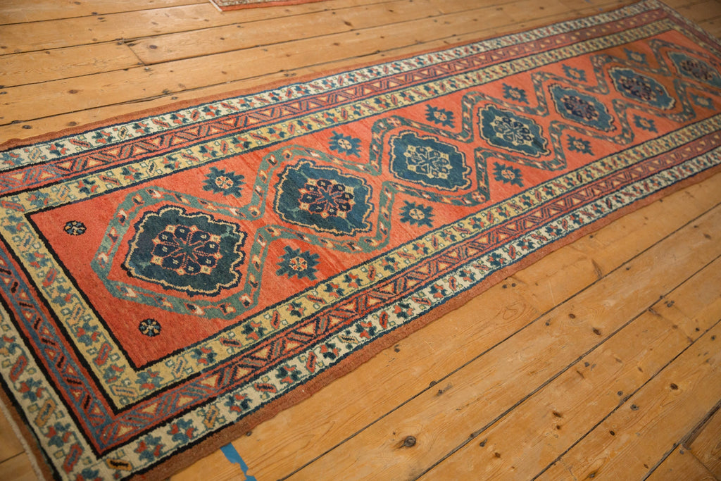 Back of the hand-knotted rug showing construction