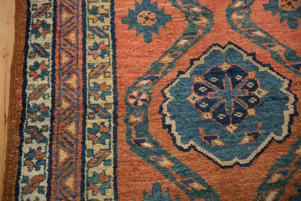 Antique Northwest Persian Runner 3.5x11.5, hand-knotted one of a kind piece