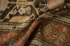 Vintage Mehriban Rug 4.5x7.5, hand-knotted one of a kind piece