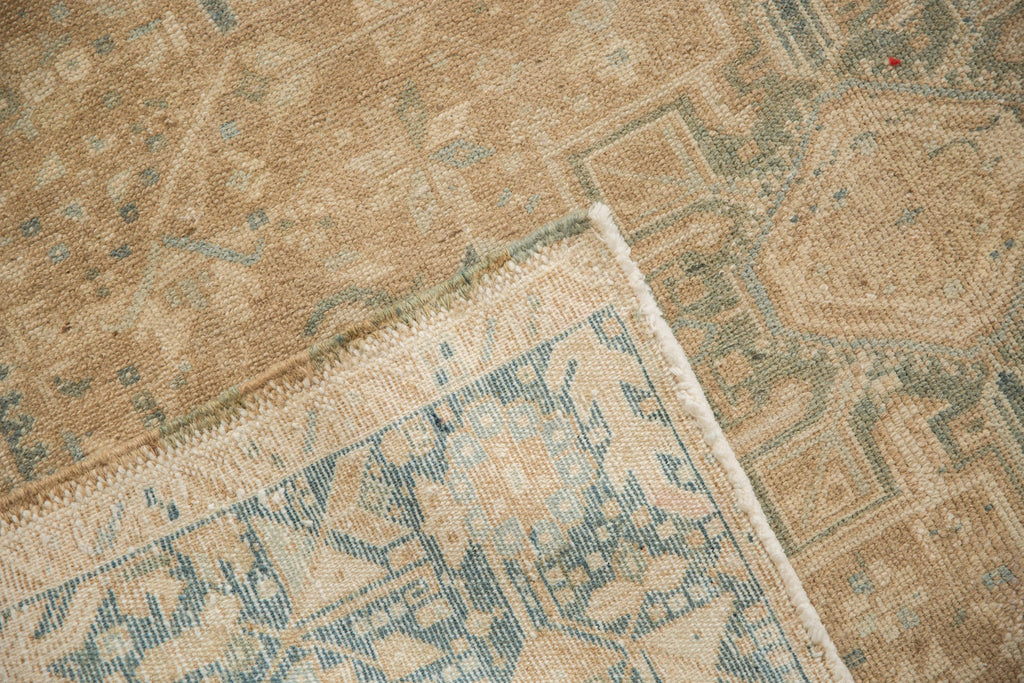 Full overhead view of Karaja rug 5x6.5