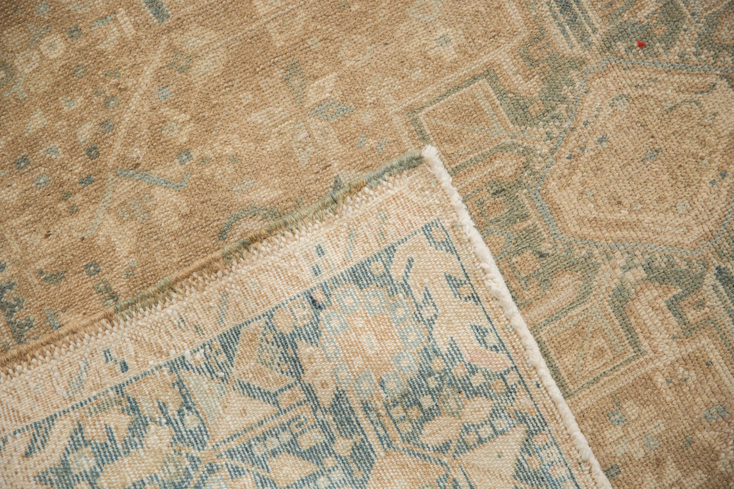 Full overhead view of Karaja rug 5x6.5