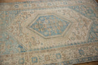 Back of the hand-knotted rug showing construction