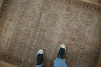 Full overhead view of Mahal rug 4x5.5
