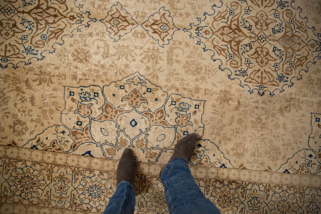 Full overhead view of Tabriz carpet 7x11