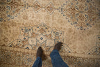 Full overhead view of Tabriz carpet 7x11