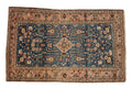 Vintage Arak Rug 4x6.5, hand-knotted one of a kind piece