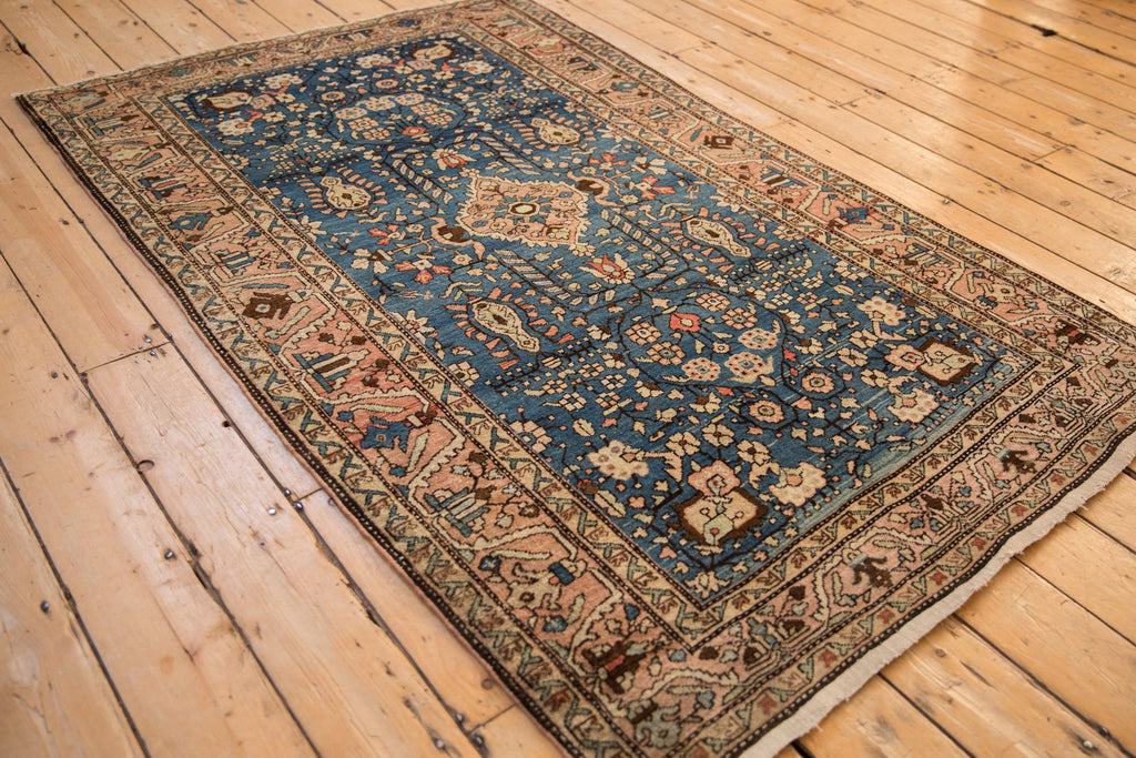 Back of the hand-knotted rug showing construction