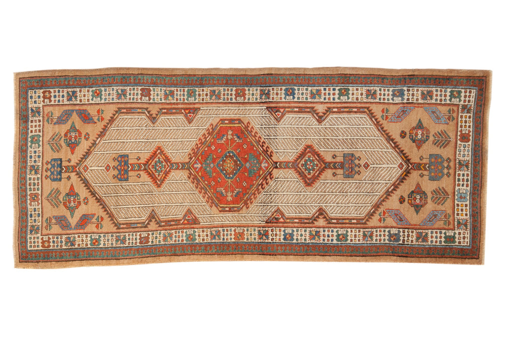 Vintage Serab Runner 3x7.5, hand-knotted one of a kind piece