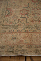 Vintage Distressed Tabriz Carpet 7x10.5, hand-knotted one of a kind piece