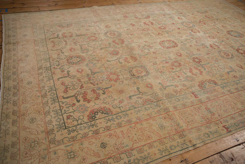Full overhead view of Tabriz carpet 7x10.5
