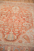 Back of the hand-knotted rug showing construction