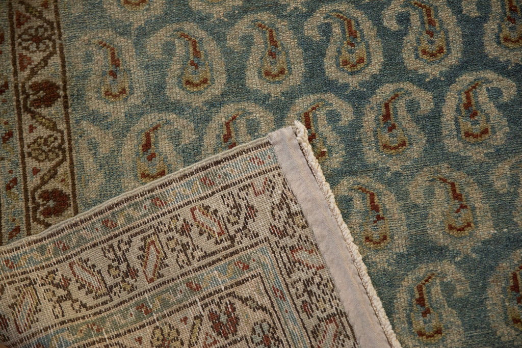 Vintage Distressed Hamadan Runner 3x16, hand-knotted one of a kind piece