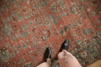 Full overhead view of Bibikabad carpet 7x17