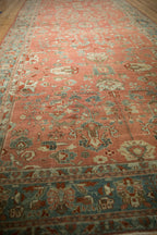 Back of the hand-knotted rug showing construction