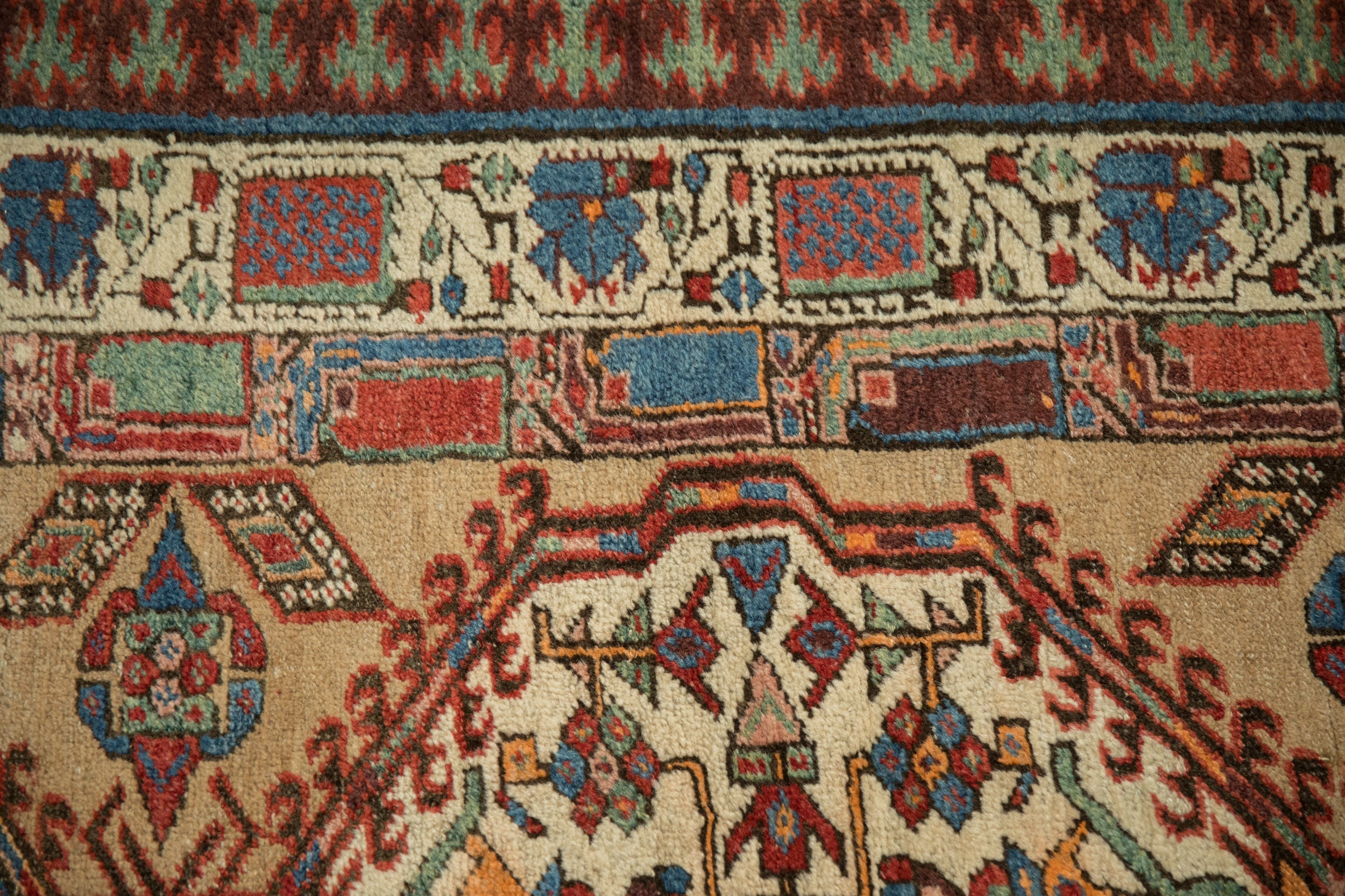 Close-up detail of pattern and pile