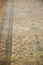 Back of the hand-knotted rug showing construction