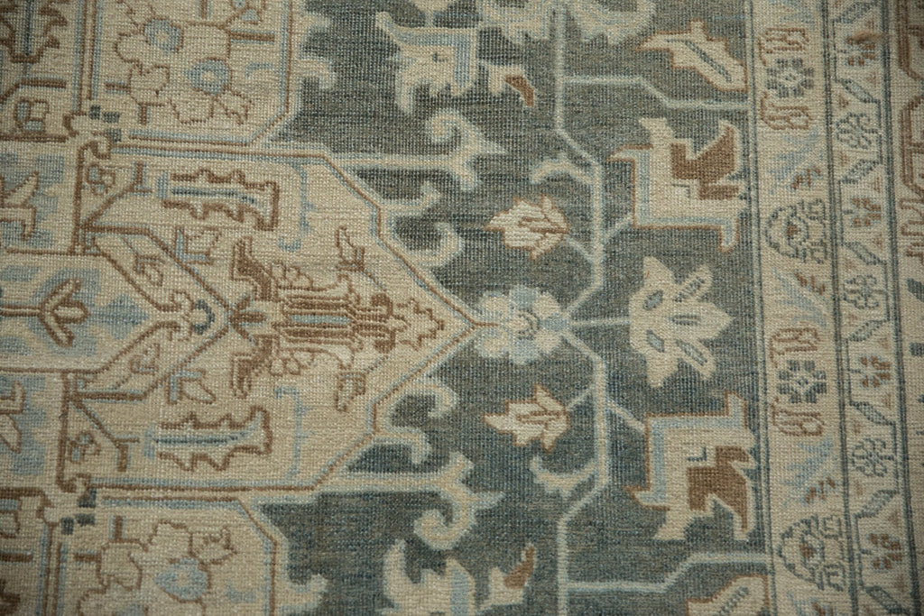 Full overhead view of Tabriz carpet 7x10.5