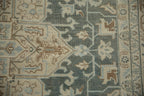 Full overhead view of Tabriz carpet 7x10.5