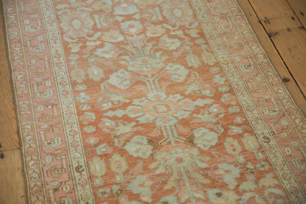 Back of the hand-knotted rug showing construction