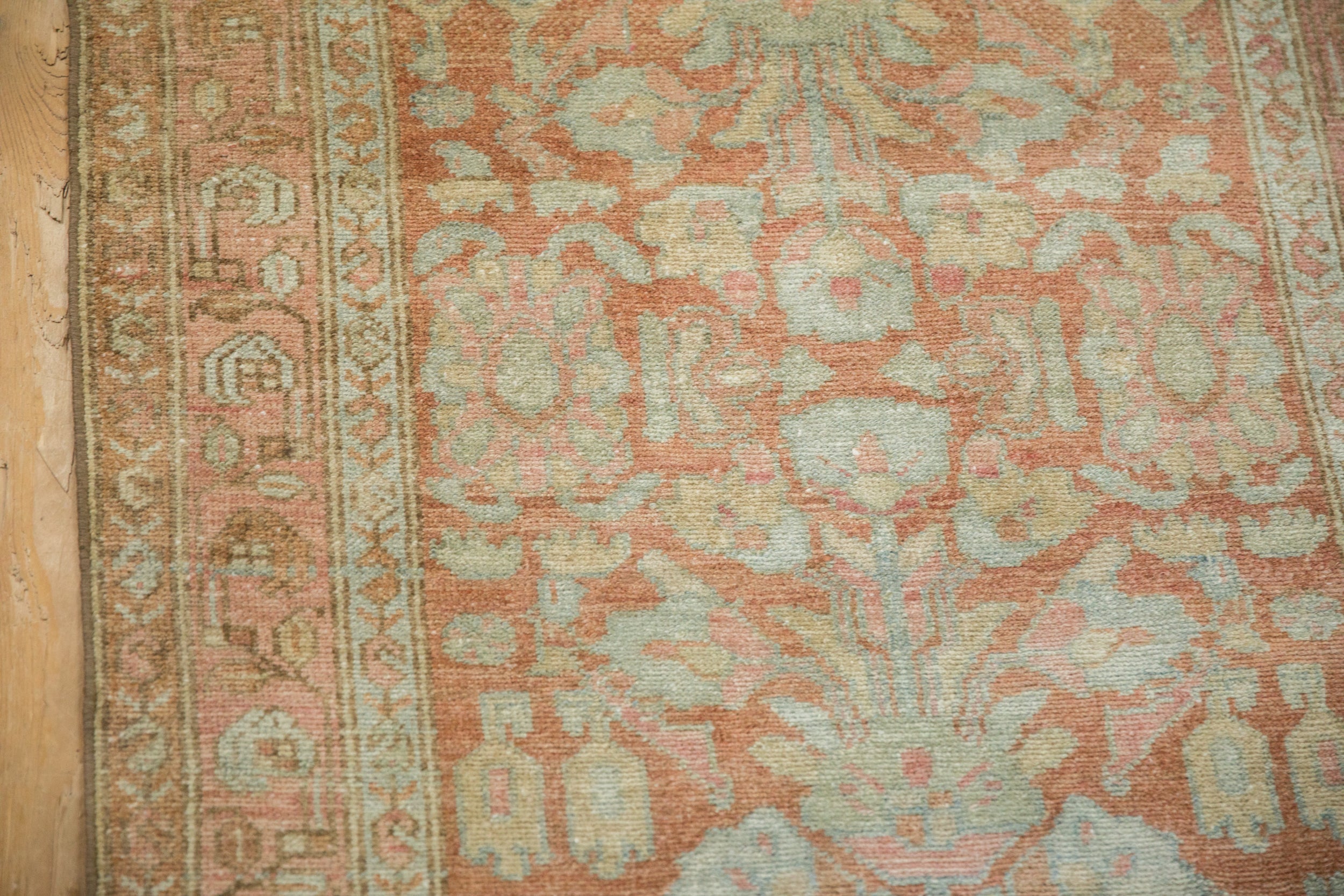Vintage Distressed Lilihan Runner 3x16.5, hand-knotted one of a kind piece