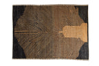 Afghani Moroccan Carpet 7x9.5, hand-knotted one of a kind piece