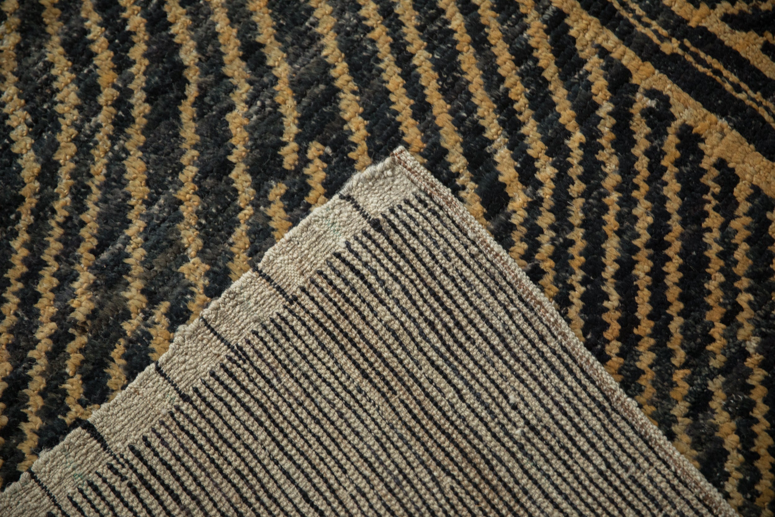 Close-up detail of pattern and pile