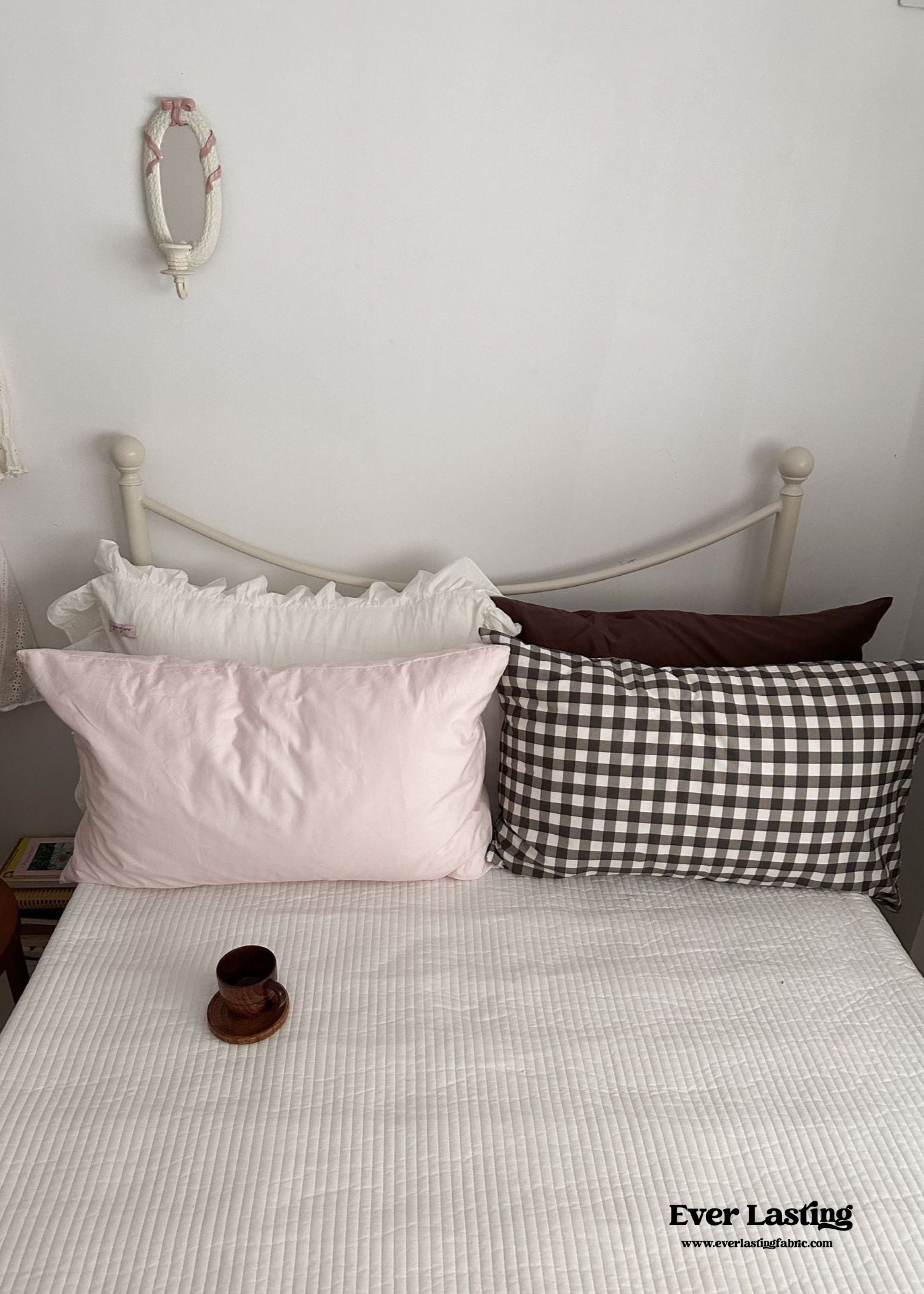Ella Pure Cotton Pillowcases / Gingham
